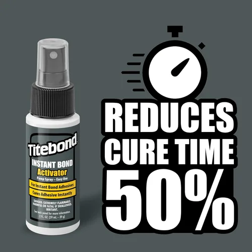 Vista 2 de Titebond Franklin International 6311 Activador de pegamento instantáneo, 2 onzas, 2 Oz, 2 fl oz