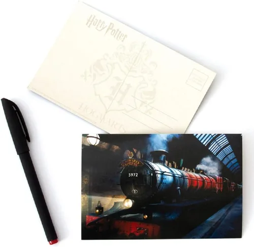 Vista 5 de Playhouse Juego de 29 piezas de bolsas de papelería de Harry Potter de Hogwarts para niños Officially Licensed, Includes Paper, Envelopes, Post