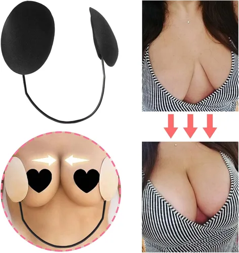 Vista 4 de Lesome Push up Frontless Bra Kit Wire,Deep Plunge Bra Kit Silicone Cover for Sweetheart Necklines