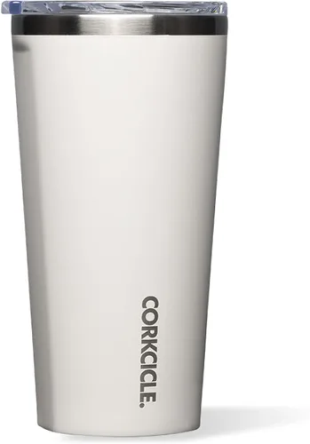 Vista 24 de Corkcicle Vaso térmico clásico – Vaso de acero inoxidable con tapa, triple aislamiento para bebidas calientes y frías, tapa inastillable, apto