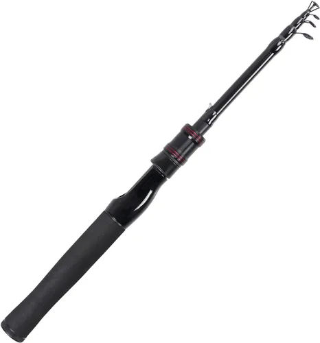 Vista 5 de Telescopic Fishing Rod, Collapsible Fishing Rod Portable Spinning Pole for Saltwater and Freshwater, Carbon Fiber Lightweight and Compact Design