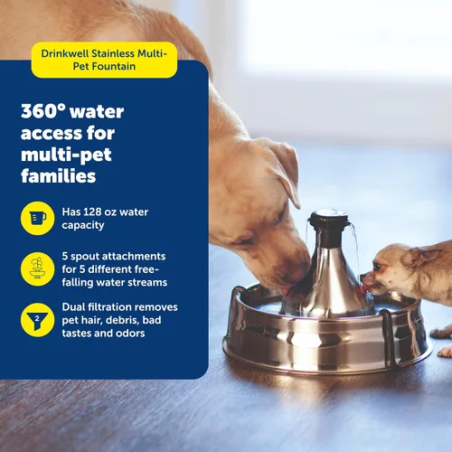 Vista 3 de Fuente para mascota Drinkwell 360, Estándar