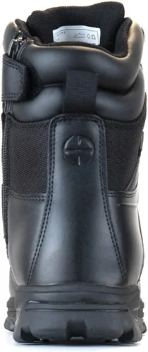 Vista 3 de LA Police Gear Sector - Botas tácticas con cremallera lateral de 8 pulgadas, botas tácticas para hombre, botas negras para hombre