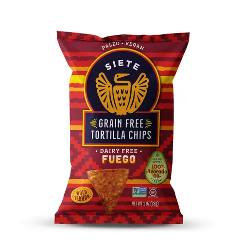 Vista 8 de Siete Chips de tortilla sin granos, sin gluten, aprobados por Whole30, paleo, vegano, sin OMG, chips de inmersión, 5 onzas (paquete de 3)