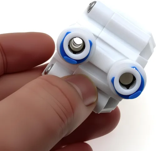 Vista 4 de FDXGYH Tubo de 1/4 "Válvula de cierre automático de 4 vías Sistemas de agua de conexión rápida Válvula de cierre automático de 1/4 "para sistema
