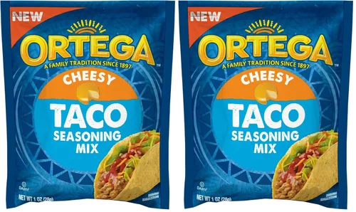 Vista 11 de Ortega Mezcla de condimentos, condimento de tacos con queso, 1 onza