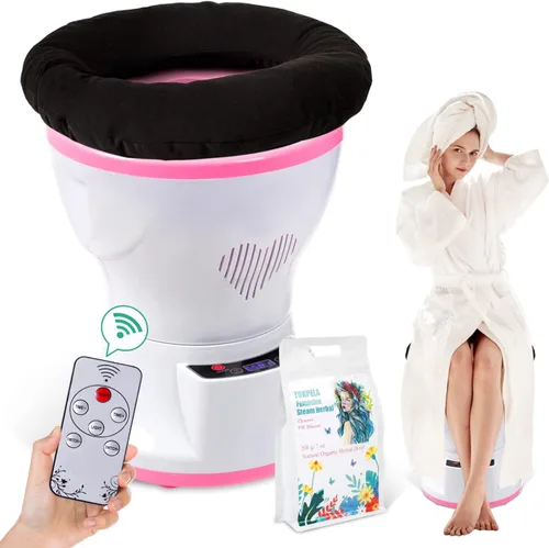 Vista 8 de TOKPELA Yoni - Olla de vapor, kit de vapor Yoni, kit V Steam at Home con 20 bolsas de hierbas Yoni, asiento Yoni para mujer, limpieza en V