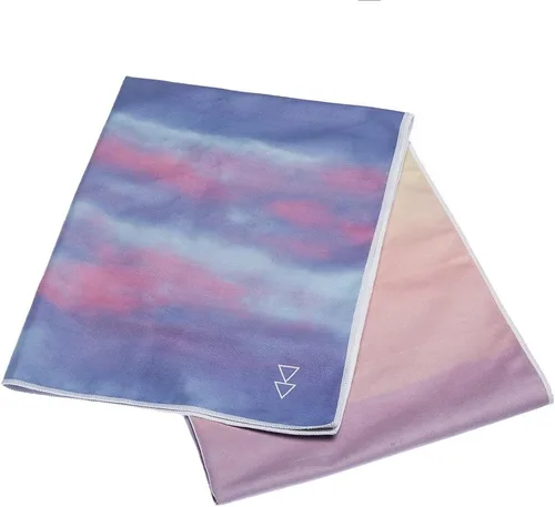 Vista 3 de yogadesignlab La toalla de yoga HOT Toalla colorida antideslizante de primera calidad Diseñada en Bali Impresión ecológica + secado rápido +