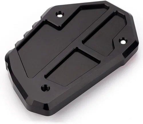 Vista 6 de Placa de extensión de soporte lateral de motocicleta compatible con SUZUKI Vstrom 1000 1000XT DL1000 2014-2021 Soporte de almohadilla de pie Gris