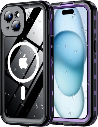 Vista 21 de Red2Fire Funda impermeable para iPhone 16, protector de pantalla integrado y protector de cámara, compatible con MagSafe, cuerpo completo a prueba