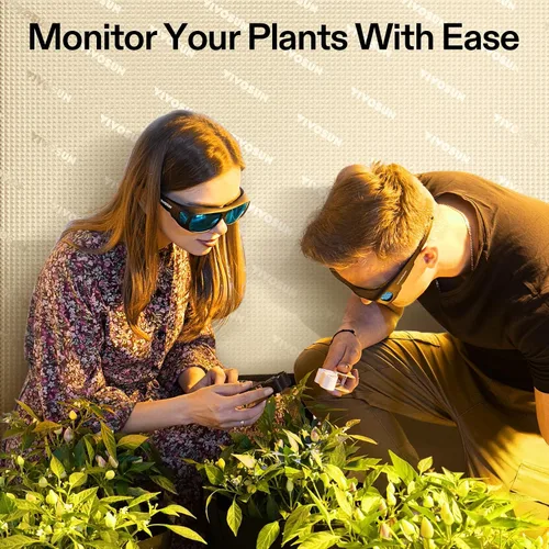 Vista 7 de VIVOSUN Gafas Protectoras de Hidropónicos Interior Anti UVA y UVB para Sala de Cultivo con Estuche para Gafas, Azul