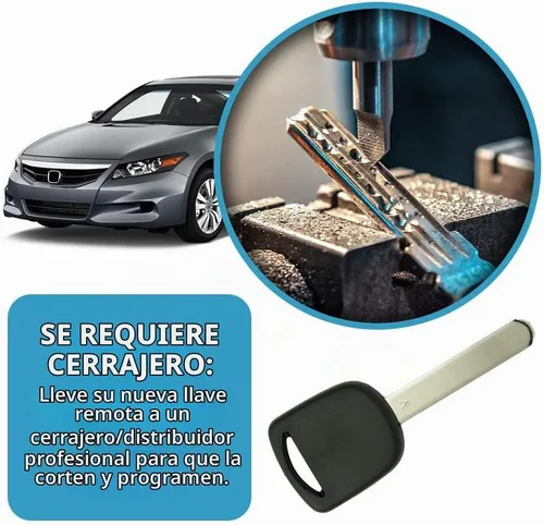 Vista 3 de Keyless2Go Repuesto para llave HO03 de encendido sin cortar con chip V de transpondedor V (paquete de 2)