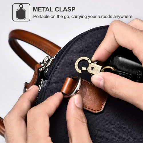 Vista 4 de Funda para AirPods con cierre de metal