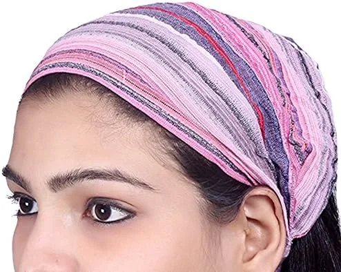 Vista 8 de SARJANA HANDICRAFTS Lot - 10 unidades de diadema de algodón para hombre y mujer