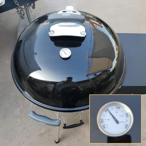 Vista 7 de 7581/60540 Termómetro de parrilla para parrillas Weber Spirit II 200 y 300, piezas de repuesto, medidor de temperatura preciso para parrillas Weber