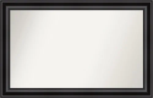 Vista 380 de Amanti Art Espejo personalizado, espejo de baño negro puente, espejo de pared o espejo de tocador de baño sobre el fregadero (26 x 26 pulgadas)