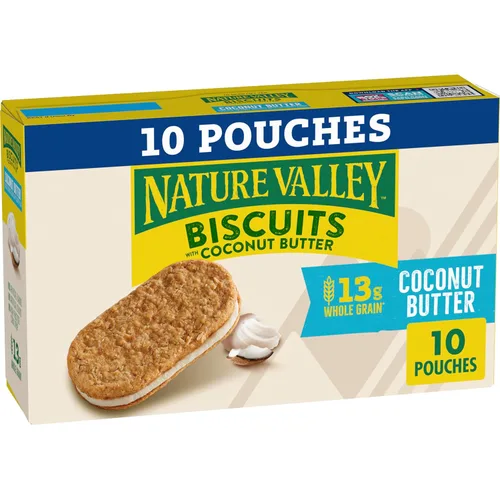 Vista 9 de Nature Valley Sándwiches de galletas, mantequilla de almendras, 5 unidades, 6.75 onzas (paquete de 12)