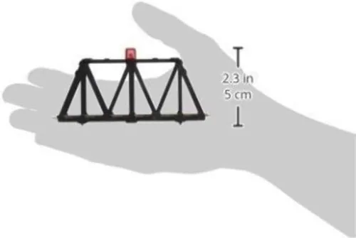 Vista 4 de Bachmann Trenes - PLASTICVILLE U.S.A. EDIFICIO CONSTRUIDO - PUENTE BLINKING (no compatible con E-Z Track) - Escala N, (46904)