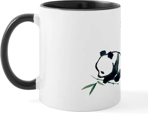 Vista 33 de CafePress Turtle And Panda - Taza de café de cerámica de 11 oz (11.0 fl oz)