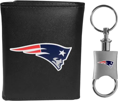 Vista 10 de Siskiyou Sports NFL unisex Tri-fold Wallet & Valet Key Chain