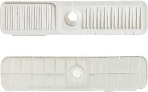 Vista 8 de Protector contra salpicaduras de silicona para fregadero de cocina, bandeja colectora de goteo, protector de fregadero para fregadero de cocina