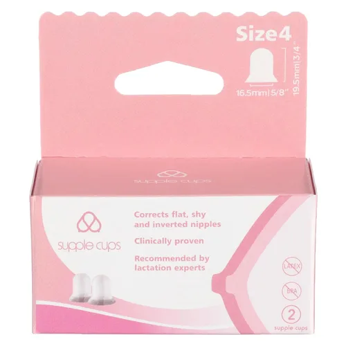 Vista 9 de Supple Cups para pezones planos, tímidos e invertidos (talla 1)