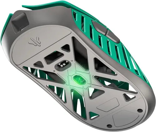 Vista 2 de MK x WLMOUSE x DRG Beast X Max Ratón inalámbrico de 8K (ranuras laterales, verde)