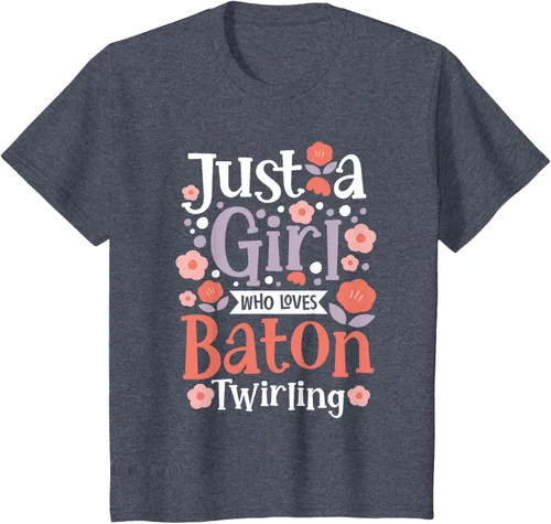 Vista 63 de A Girl Who Loves Baton Twirling - Camiseta de giro Majorette Twirler, Negro