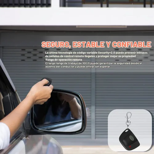 Vista 7 de Kingdder 1 unidad de control remoto para puerta de garaje compatible con multicódigo lineal 300 mhz 10 interruptor de inmersión 3089 3060 3070