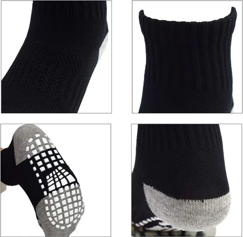 Vista 6 de LA DEARCHUU Calcetines para niños pequeños con puños antideslizantes para bebés, 6 pares para 1-7 años