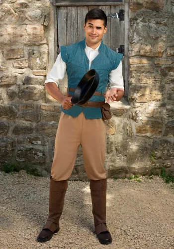 Vista 3 de Disfraz de Flynn Rider para Hombre de Enredados de Disney Multicolor