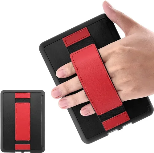 Vista 11 de Funda para Kindle Paperwhite 5 (se adapta a la nueva 11ª generación 2021) - Funda resistente a prueba de golpes con correa de mano (negro)