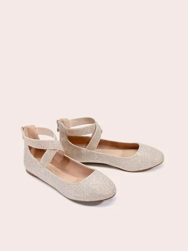 Vista 5 de Dream Pairs Zapatos planos, cómodos y de moda, para mujer, con correas elásticas para el tobillo