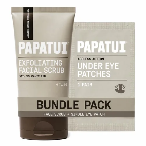 Vista 12 de PAPATUI by Dwayne Johnson Exfoliante facial para hombre, limpiador facial sin perfume, suaviza la textura de la piel, líneas finas y arrugas