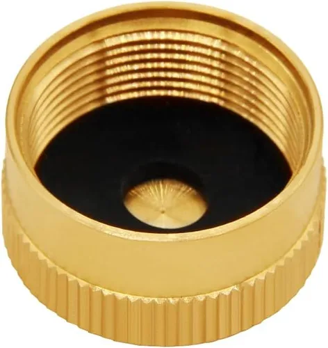 Vista 5 de Uenede 5 tapas de botella de propano de latón macizo adecuadas para todos los tapones de tanque de recarga de gas de 1 libra sellados