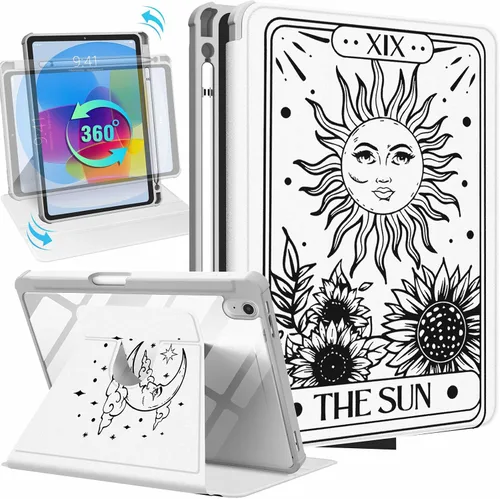 Vista 17 de Uppuppy Funda para iPad A16 – para Funda de iPad 10ª Generación 10.9 Pulgadas Linda Mujeres Niñas Femenina Bonita Kawaii Dibujos Animados Perro