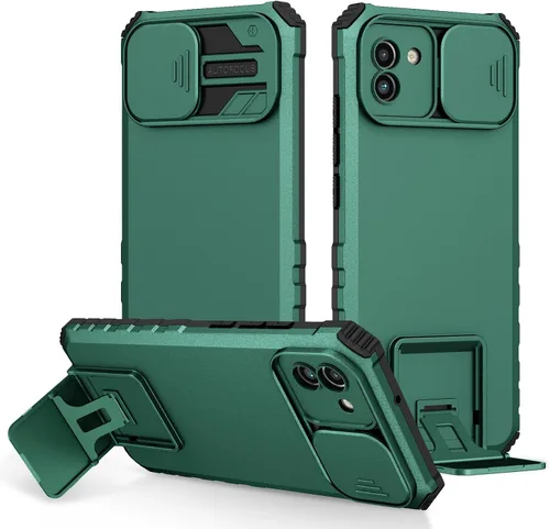 Vista 121 de Funda compatible con Samsung Galaxy M13 5G/A04 Dimensional Soporte Ventana Corredera Teléfono Móvil Funda Protectora a Prueba de Golpes para Samsung