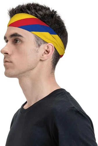 Vista 34 de Diadema deportiva duradera y elástica unisex Color47