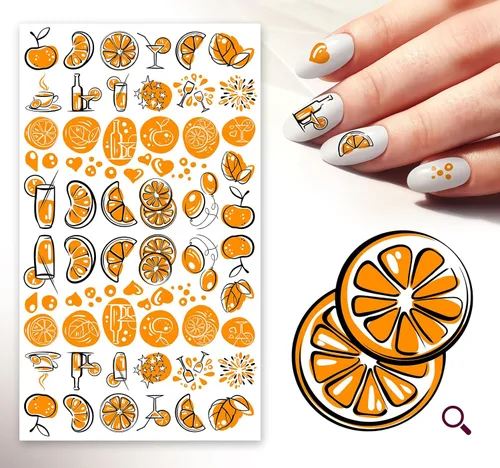 Vista 8 de Adhesivos para uñas (5 hojas) FLONZNAIL Just Watercolors Dots