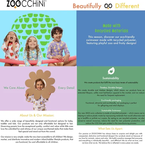 Vista 7 de ZOOCCHINI Pañal de bolsillo reutilizable para bebé/niño pequeño con 2 insertos (Allie The Alicorn)