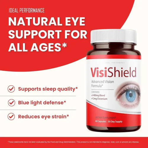 Vista 5 de Visishield Advanced Vision Formula for Eyes Suplemento Vitaminas (5 unidades)