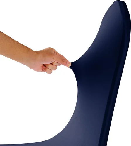 Vista 96 de Funda de elastano para silla, 12 unidades, fundas para silla, fundas para sillas de sala de estar, funda extraíble lavable y elástica para silla