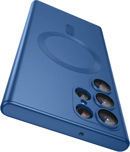 Vista 8 de MAKAVO Funda Mate para Samsung Galaxy S22 Ultra Case, Compatible con MagSafe, Cubierta Magnética Delgada y Fina con Protector de Lente de Cámara