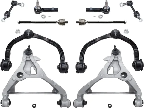 Vista 178 de Detroit Axle - Kit de suspensión delantera de 10 piezas para Chevrolet Trailblazer GMC Envoy 2004-2007 2005 2006 Soportes de brazo de control