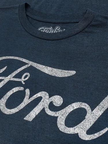 Vista 2 de Tee Luv Men's Faded Ford Signature Shirt