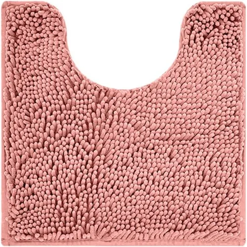 Vista 29 de Reyox Tapete de baño de felpilla, tapetes para inodoro en forma de U, tapete de baño de felpa suave, absorbente y peludo, tapete de contorno