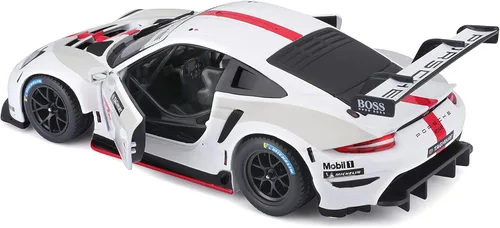 Vista 3 de Bburago Porsche 911 RSR GT - Coche coleccionable fundido a presión a escala 1:24