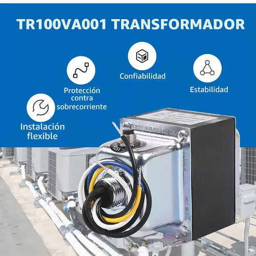 Vista 5 de Transformador TR100VA001 100VA - Transformador de 120 a 24 Vac