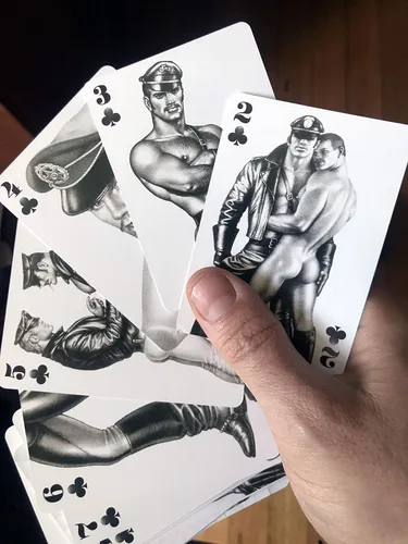 Vista 3 de Tom de Finlandia naipes (cartas de póquer gay)