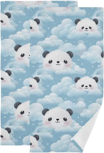 Vista 9 de Juego de 2 toallas de baño de color morado, remolques de mano de lobo, toallas de baño, toallas suaves y absorbentes para baño, cocina, gimnasio